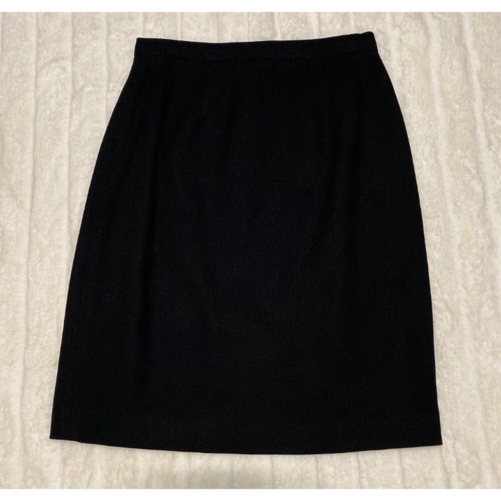 SALE Laura Madrigano Classic Black Pencil Skirt Work Business Skirt Size 6P